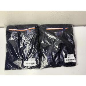 Two French Toast Blue Short Sleeve School Uniform Dresses Girls Size L 10/12 NIB